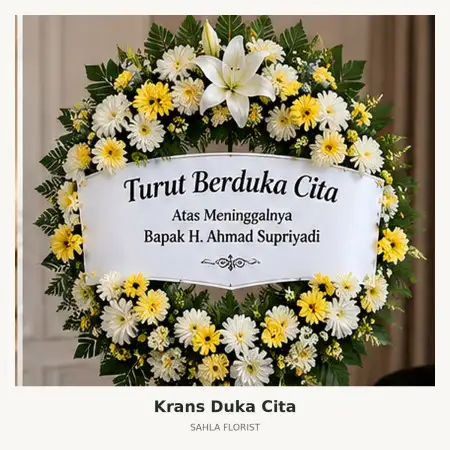 Krans Bunga Duka Cikarang Selatan